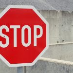 A red stop sign, representing the deadly sins of SEO.